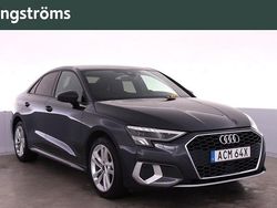 Grå Begagnad 2023 Audi A3 Advanced Plus Sedan | 279 000 kr (Marknadspris)