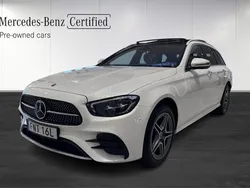 Vit (white) Begagnad 2022 Mercedes E300 AMG Line Premium Plus Kombi | 469 900 kr (Marknadspris)