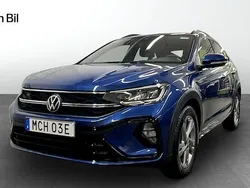 Blå (reef blue metallic) Begagnad 2022 VW Taigo R-line SUV | 264 900 kr (Marknadspris)