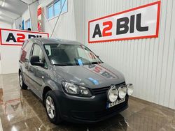 Ljusgrå (grå) Begagnad 2015 VW Caddy Minibuss | 69 900 kr (Marknadspris)