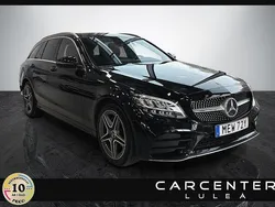 Svart Begagnad 2019 Mercedes C200 AMG line Kombi | 259 900 kr (Marknadspris)