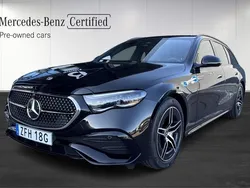 Svart (black) Begagnad 2025 Mercedes E300 Kombi | 759 900 kr (Dyr)