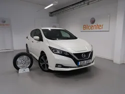 Vit Begagnad 2020 Nissan Leaf 360º Halvkombi | 159 900 kr (Marknadspris)