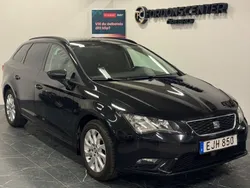 Svart Begagnad 2016 Seat Leon ST Ecomotive Kombi | 99 900 kr (Marknadspris)