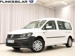 Vit Begagnad 2020 VW Caddy Maxi Life Life Minibuss | 279 900 kr