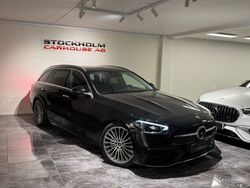 Svart Begagnad 2021 Mercedes C220 AMG line Kombi | 449 900 kr (Marknadspris)