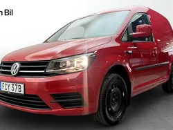Röd Begagnad 2019 VW Caddy Comfortline Minibuss | 169 900 kr (Bra pris)