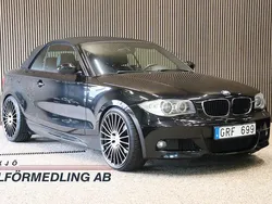 Svart Begagnad 2008 BMW 120 Cabriolet Advantage Cab | 99 500 kr (Marknadspris)