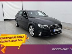 Svart Begagnad 2019 Audi A3 Sportback Proline Halvkombi | 168 700 kr (Marknadspris)