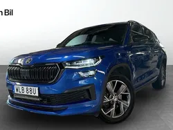 Blå Begagnad 2022 Skoda Kodiaq SportLine SUV | 429 900 kr (Lite dyr)