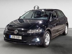 Svart Begagnad 2019 VW Polo Halvkombi | 129 900 kr (Bra pris)