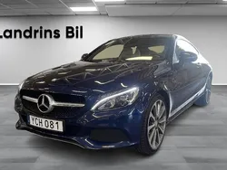 Blå Begagnad 2016 Mercedes C300 AMG line Sportkupé | 249 000 kr (Marknadspris)