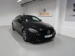 Svart Begagnad 2018 Mercedes C220 AMG line Sportkupé | 299 900 kr (Marknadspris)