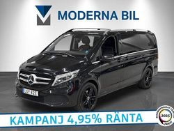 Svart Begagnad 2019 Mercedes V300 Avantgarde Minibuss | 449 900 kr (Bra pris)