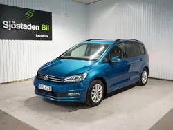 Blå Begagnad 2015 VW Touran Minibuss | 154 900 kr (Marknadspris)