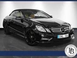Svart Begagnad 2012 Mercedes E350 AMG Cab | 214 900 kr (Marknadspris)