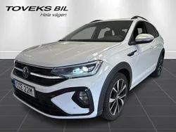 Vit (pure white) Begagnad 2022 VW Taigo R-line SUV | 239 900 kr (Marknadspris)