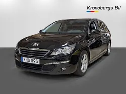 Svart Begagnad 2016 Peugeot 308 Active Kombi | 129 600 kr (Marknadspris)