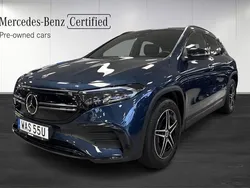 Blå Begagnad 2023 Mercedes EQA300 AMG line SUV | 419 000 kr (Superpris)