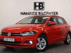 Röd Begagnad 2018 VW Polo Halvkombi | 149 900 kr (Lite dyr)