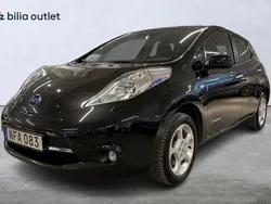 Svart Begagnad 2017 Nissan Leaf 360º Halvkombi | 99 900 kr (Bra pris)
