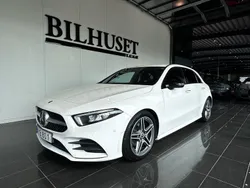 Vit Begagnad 2018 Mercedes A200 AMG Halvkombi | 249 900 kr (Marknadspris)