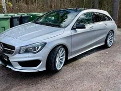 Silver Begagnad 2016 Mercedes CLA220 Shooting Brake AMG Kombi | 190 000 kr (Bra pris)