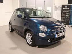 Blå (blå metallic) Begagnad 2019 Fiat 500 Lounge Halvkombi | 89 900 kr (Marknadspris)