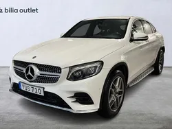 Vit Begagnad 2017 Mercedes GLC220 AMG line Sportkupé | 334 900 kr (Marknadspris)