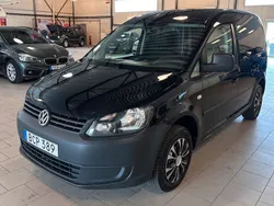 Svart Begagnad 2014 VW Caddy Minibuss | 59 900 kr (Marknadspris)