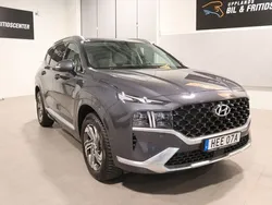 Blå (grå metallic) Begagnad 2022 Hyundai Santa Fe Advanced SUV | 439 900 kr (Superpris)