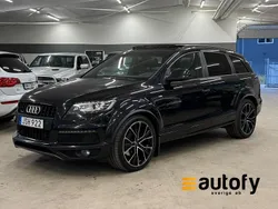Svart Begagnad 2015 Audi Q7 S-Line SUV | 209 800 kr (Marknadspris)