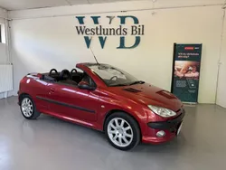 Röd Begagnad 2001 Peugeot 206 CC Cab | 24 900 kr (Lite dyr)