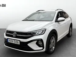 Vit (pure white) Begagnad 2024 VW Taigo R-line SUV | 269 900 kr (Marknadspris)