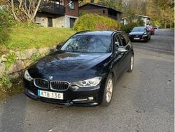 Svart Begagnad 2015 BMW 318 Sport Line Kombi | 115 000 kr (Marknadspris)