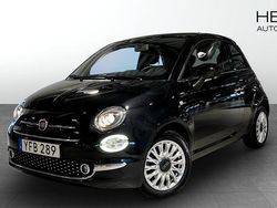 Svart Begagnad 2016 Fiat 500 Lounge Halvkombi | 74 900 kr (Marknadspris)