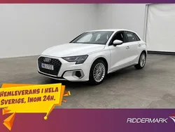 Vit Begagnad 2022 Audi A3 Sportback Proline Halvkombi | 224 800 kr (Lite dyr)