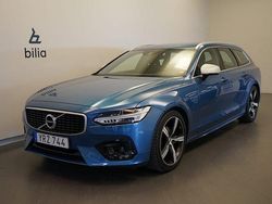 Blå Begagnad 2018 Volvo V90 R-Design Kombi | 329 500 kr (Marknadspris)
