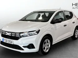 Vit (white) Begagnad 2025 Dacia Sandero Essentiel Halvkombi | 169 400 kr (Lite dyr)