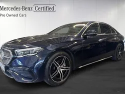 Blå Begagnad 2024 Mercedes E300 AMG Sedan | 629 000 kr (Superpris)