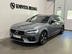 Grå Begagnad 2019 Volvo V90 R-Design Kombi | 388 800 kr (Marknadspris)