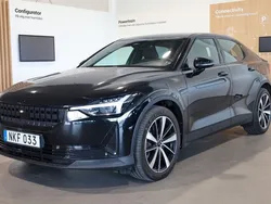 Svart Begagnad 2021 Polestar 2 Long Range Single Motor Sedan | 289 900 kr (Bra pris)