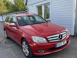 Röd Begagnad 2009 Mercedes C200 Avantgarde Kombi | 50 000 kr (Bra pris)