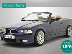 Blå Begagnad 1995 BMW 320 Cabriolet M Sport Cab | 159 900 kr