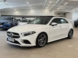Vit Begagnad 2018 Mercedes A200 AMG Halvkombi | 219 900 kr (Marknadspris)