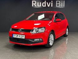 Röd Begagnad 2015 VW Polo Halvkombi | 89 900 kr (Marknadspris)