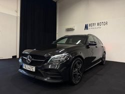 Svart Begagnad 2021 Mercedes C300e AMG line Kombi | 249 900 kr (Marknadspris)