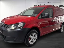 Röd Begagnad 2015 VW Caddy Maxi Minibuss | 164 000 kr (Marknadspris)