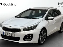 Vit (white) Begagnad 2016 Kia Ceed GT-Line Kombi | 139 900 kr (Marknadspris)
