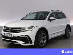 Vit Begagnad 2022 VW Tiguan R-line SUV | 369 900 kr (Marknadspris)